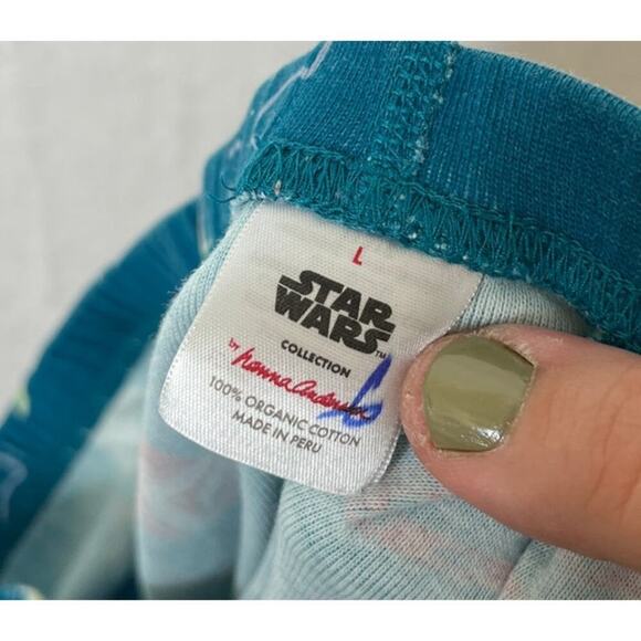 Hanna Andersson Star Wars Baby Yoda Grogu Christmas Organic Cotton Womens L/XL - Picture 6 of 11